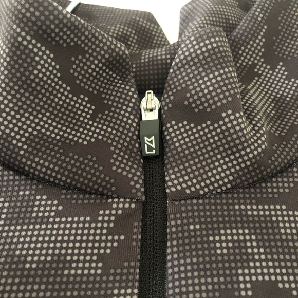 Buffalo Bills Cutter & Buck Traverse Camo Print Stretch 1/4 zip Womens Pullover - Picture 5 of 7